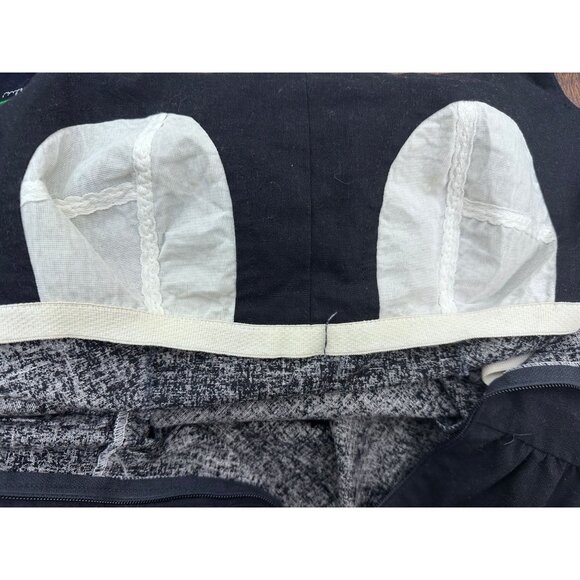 Vintage 1970s Black Maxi Dress with Floral Border Print, Malia Size XXS/XS - Picture 3 of 7